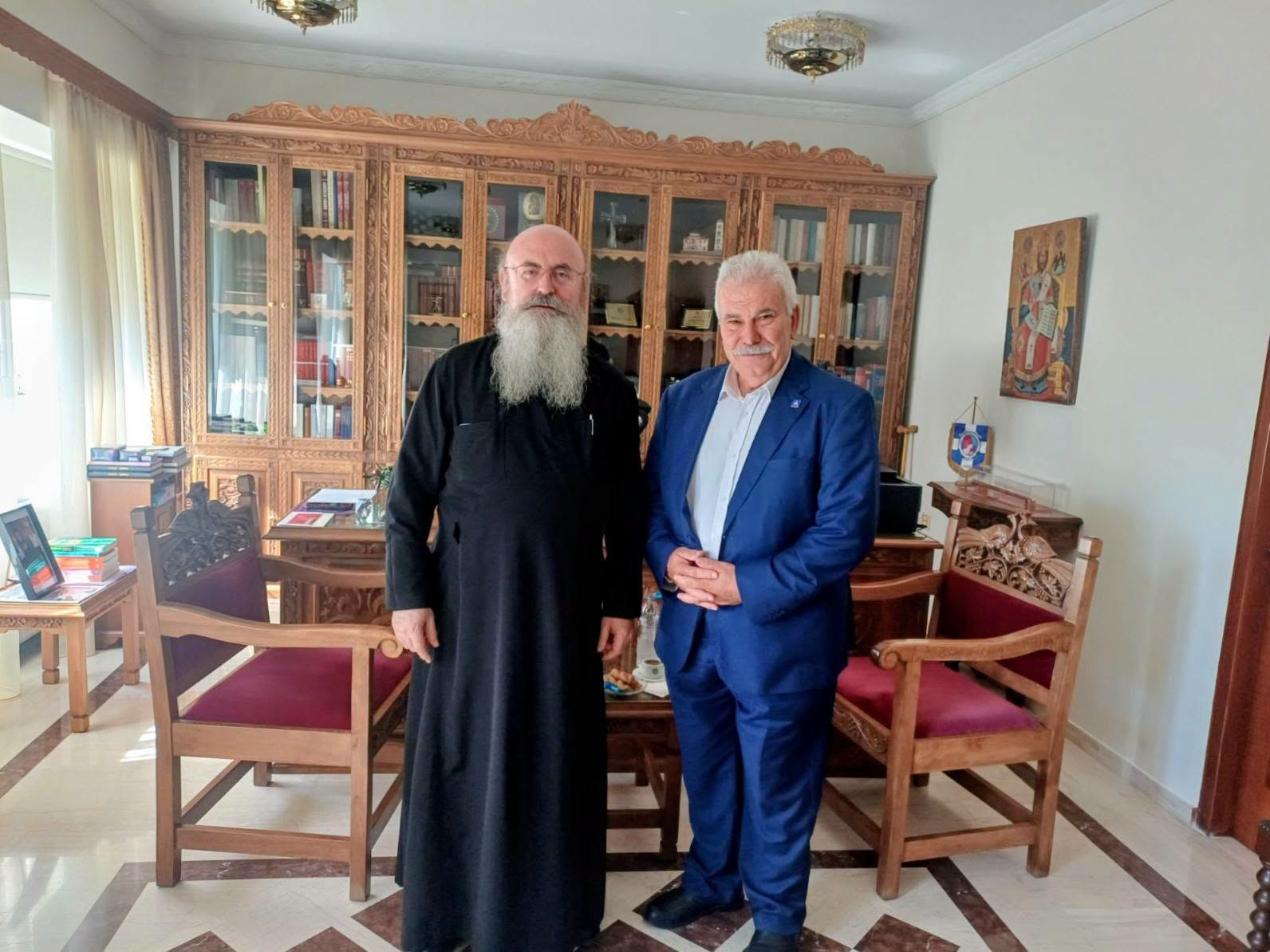 Επίσκεψη του Αντιπεριφερειάρχη Δυτικού Τομέα Αθηνών κ. Μπάμπη Αλεξανδράτου στον Σεβασμιότατο Μητροπολίτη Περιστερίου κ.κ. Γρηγόριο
