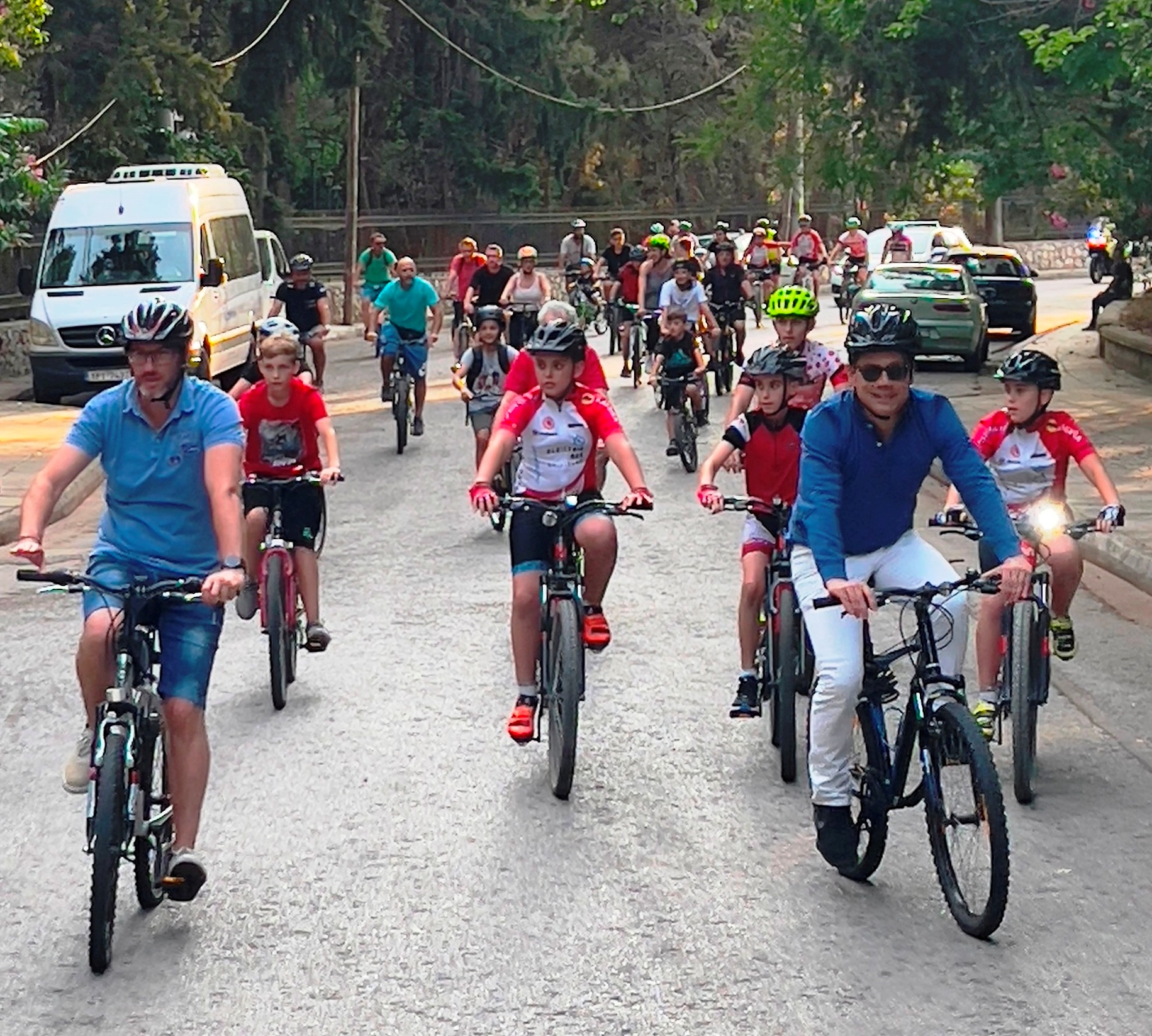 Χαϊδάρι: Ποδηλατική διαδρομή Μονή Δαφνίου – Πύργος Παλατάκι