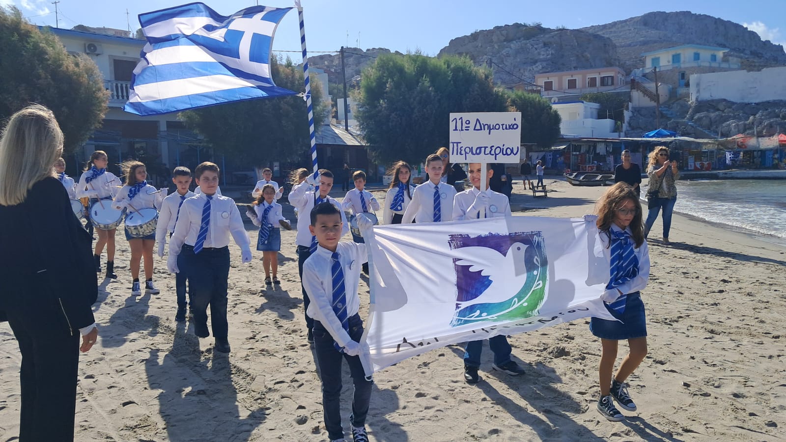 Το Περιστέρι έφτασε στην ακριτική Ψέριμο, Παχατουρίδης, Σταματίου Ελισάβετ