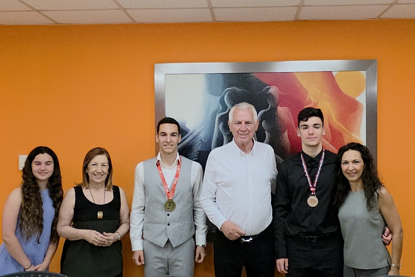 Ο Δήμαρχος Α. Παχατουρίδης τίμησε τον Κυριάκο και τον Μιχαήλ Τσουρέκα