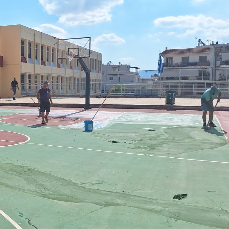 Με πυρετώδεις ρυθμούς συνεχίζονται οι εργασίες  στα σχολεία του Δήμου Περιστερίου