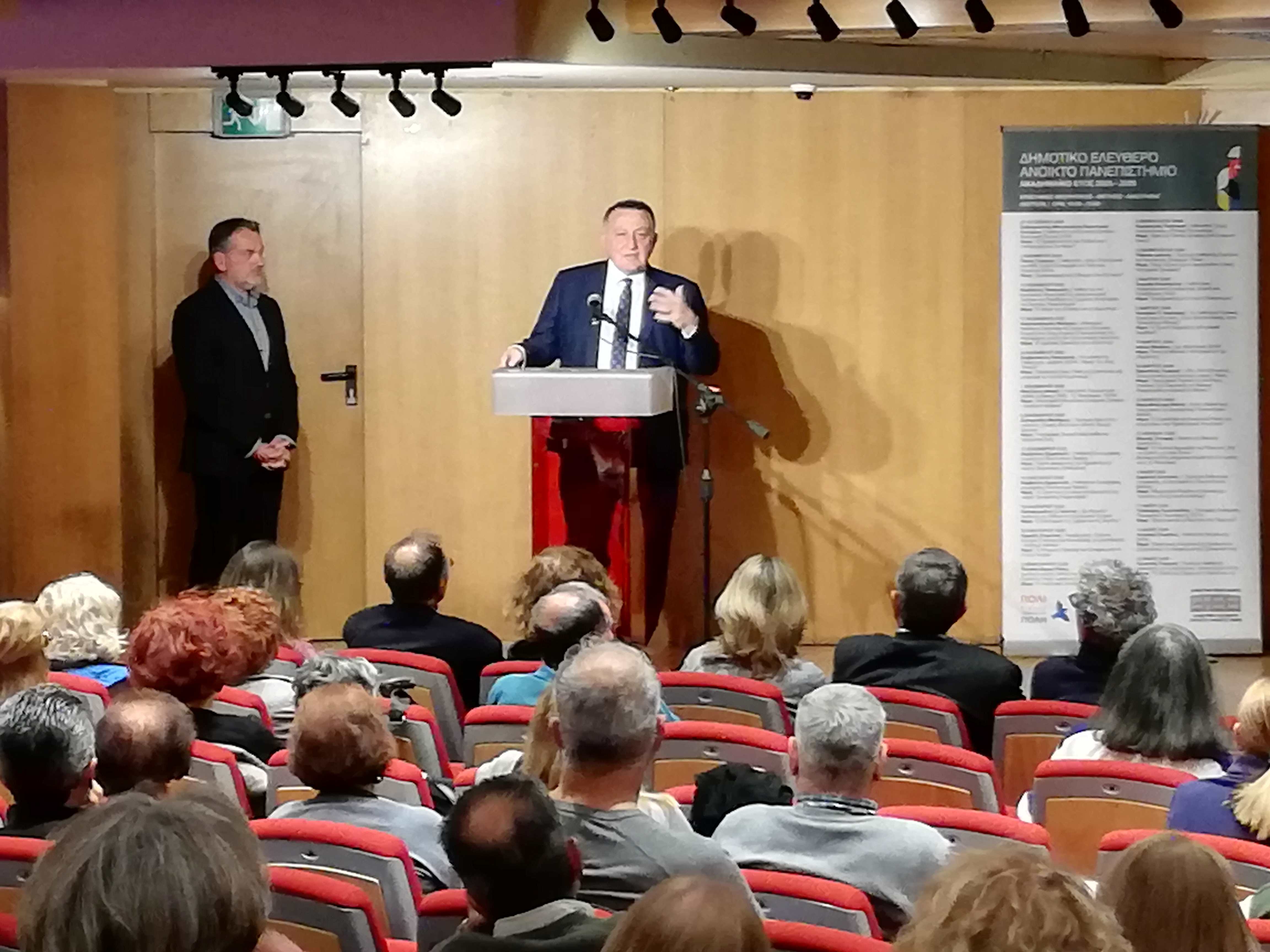 Διάλεξη στο Δ.Ε.Α.Π. Περιστερίου με θέμα: «Οξειδωτικό στρες: Πόσο μας βλάπτει και πώς μπορούμε να το καταπολεμήσουμε;»