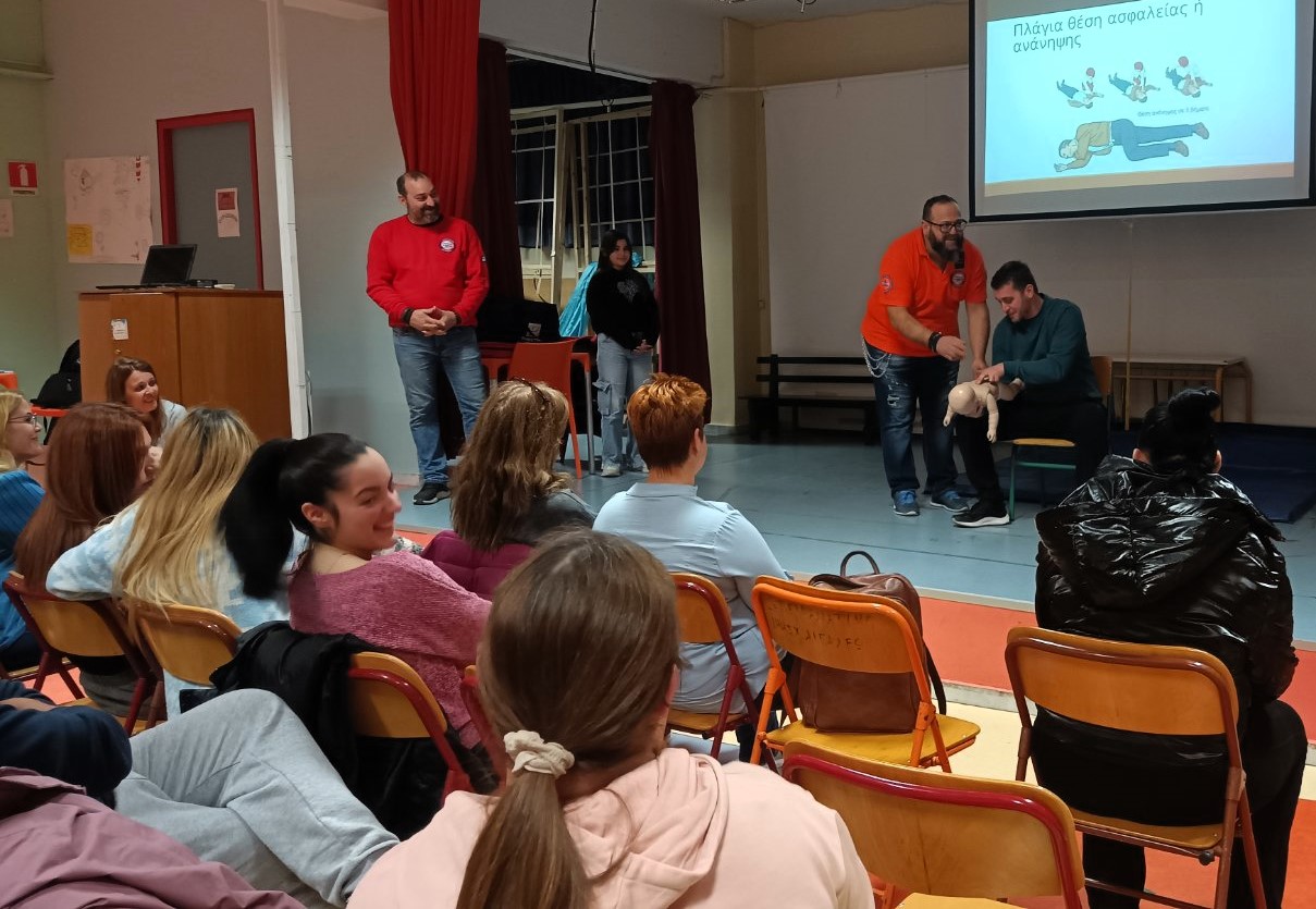 Εκπαίδευση Πρώτων Βοηθειών για Γονείς και Εκπαιδευτικούς στο 7ο Νηπιαγωγείο Αιγάλεω