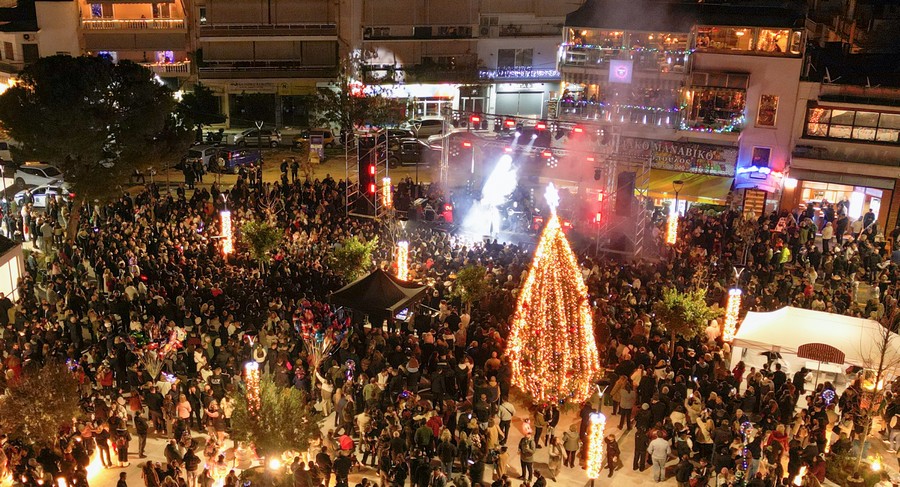  Εγκαίνια για την ανανεωμένη κεντρική πλατεία των Αγίων Αναργύρων στον Δήμο Αγίων Αναργύρων-Καματερού, Μαρία Συρεγγέλα, βουλευτής, Άγιοι Ανάργυροι 