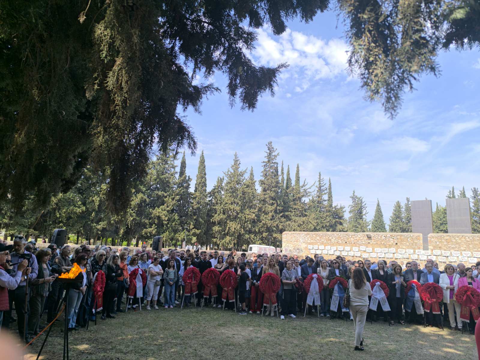  Στο Σκοπευτήριο της Καισαριανής ολοκληρώθηκε το διήμερο εκδηλώσεων για τους 200 εκτελεσμένους κομμουνιστές 