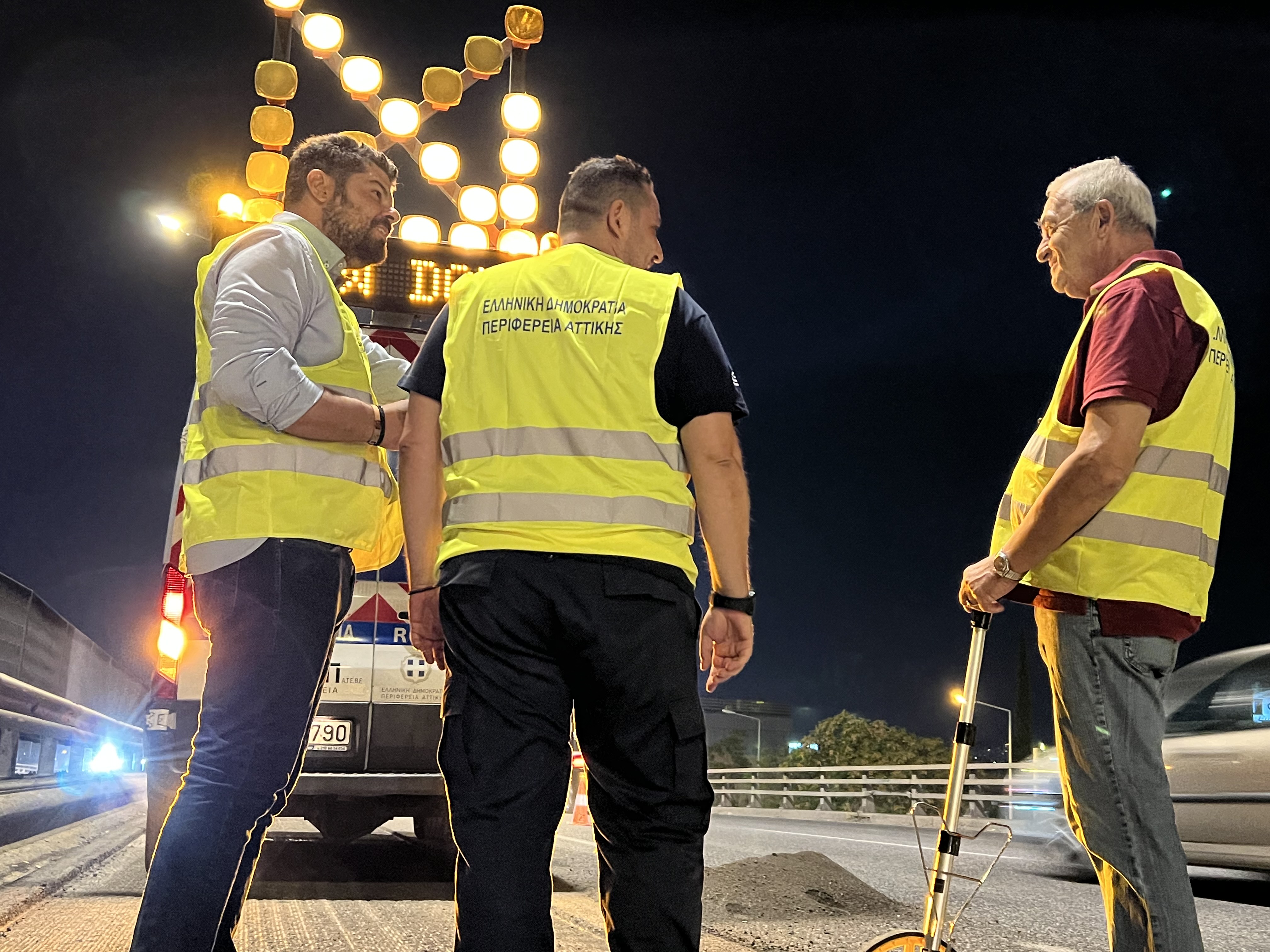  Νέο οδόστρωμα και φώτα υψηλής απόδοσης,  Λεωφόρος Κηφισού