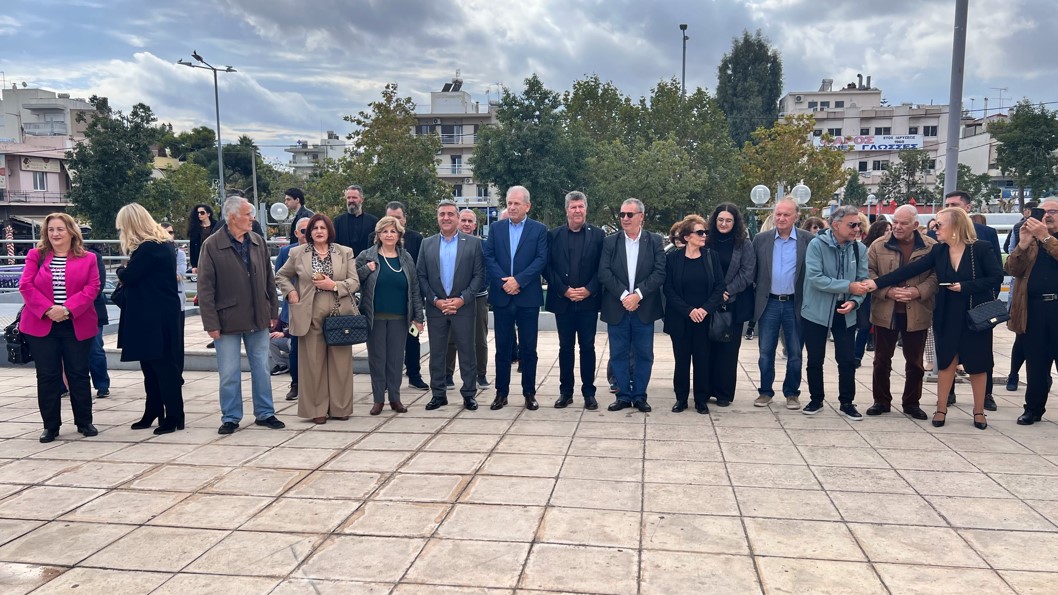 Ο Αντιπεριφερειάρχης Βασίλης Λώλος σε Αιγάλεω- Αγία Βαρβάρα για την επέτειο του Πολυτεχνείου