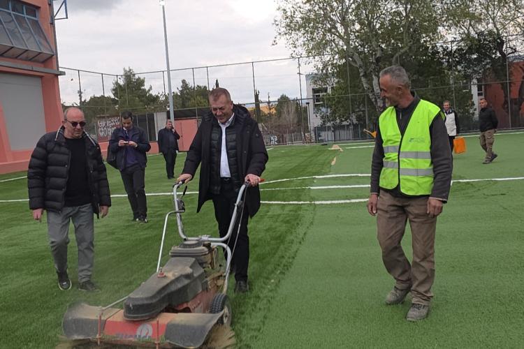 Στην τελική ευθεία η ανακατασκευή του γηπέδου 8x8 στη Χωράφα