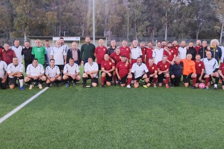 Αγώνας ποδοσφαίρου βετεράνων Άρη Πετρούπολης-Κεραυνού Πετρούπολης