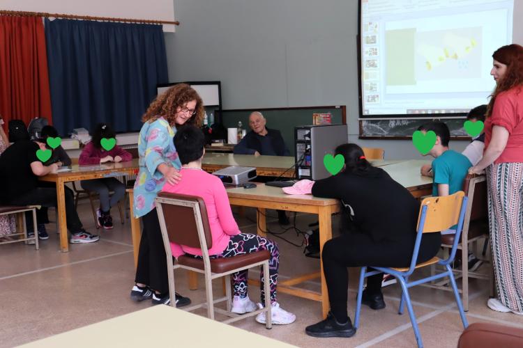 Δράση ενημέρωσης για την ανακύκλωση τροφίμων και την κομποστοποίηση στο Ε.Ε.Ε.Ε.Κ. Μαθητών με Προβλήματα Όρασης & Πολλαπλές Αναπηρίες, Αιγάλεω, νέα, δράσεις 