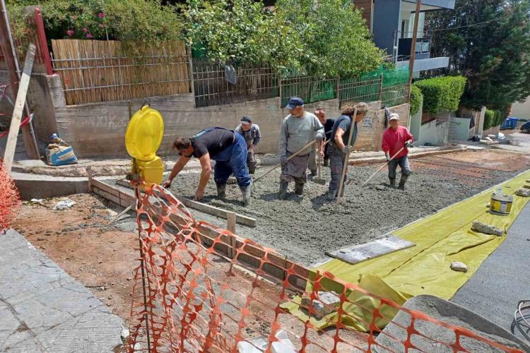 Χαϊδάρι: Εργασίες επισκευής του οδικού δικτύου