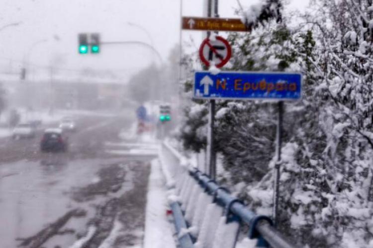 κύμα κακοκαιρίας, Μαρουσάκης, χιόνια, καιρός