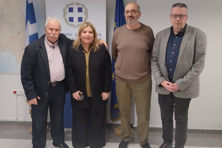 Συνάντηση του Αντιπεριφερειάρχη κ. Μπάμπη Αλεξανδράτου με την πρώην Υφυπουργό & Βουλευτή κ. Μαρία Συρεγγέλα, Μαρία Συρεγγέλα 