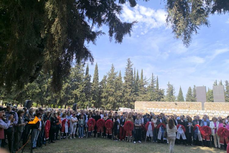  Στο Σκοπευτήριο της Καισαριανής ολοκληρώθηκε το διήμερο εκδηλώσεων για τους 200 εκτελεσμένους κομμουνιστές 