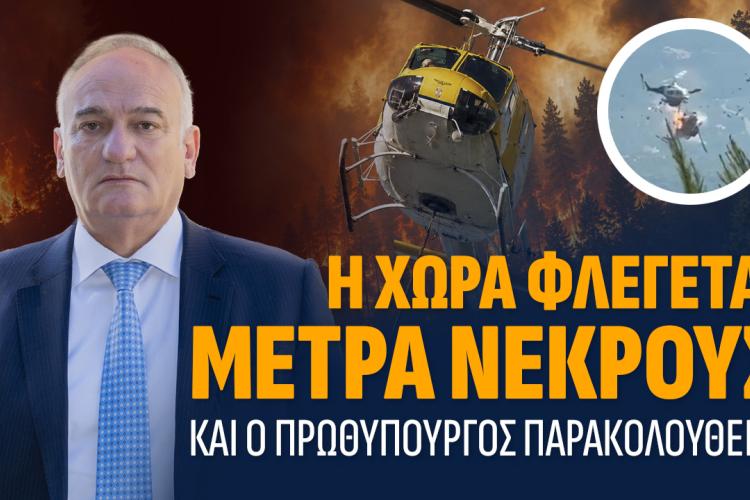 Η χώρα φλέγεται, μετρά νεκρούς και ο πρωθυπουργός παρακολουθεί, Βορύλλας Ανδρέας, ΝΙΚΗ, πολιτική, κόμματα