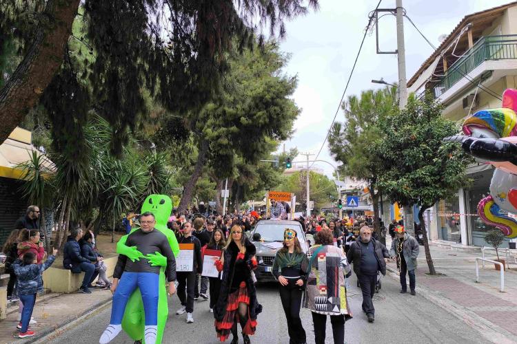 Δήμος Χαϊδαρίου - Μια μεγάλη γιορτή στην Στρατάρχου Καραϊσκάκη στην Καρναβαλική Παρέλαση