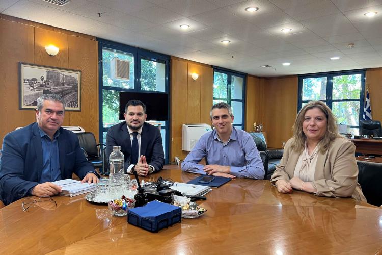 Συνάντηση Εργασίας για τα Έργα Υποδομών στον Δήμο Αγίων Αναργύρων-Καματερού με επίκεντρο την Ανάπλαση του Ρέματος της Εσχατιάς