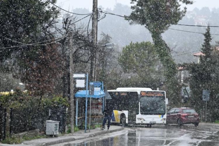 χιόνι, κακοκαιρία, Αθήνα