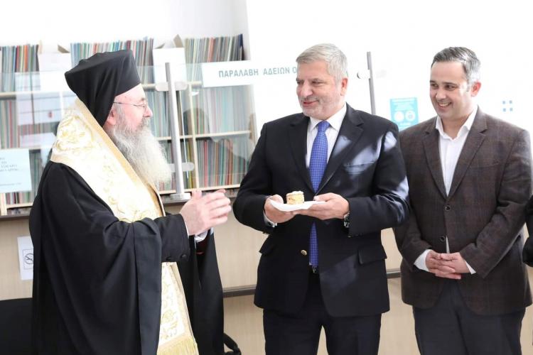 Διεξαγωγή εκδήλωσης κοπής της Πρωτοχρονιάτικης πίτας των Υπηρεσιών της Π.Ε. του Δυτικού Τομέα Αθηνών.