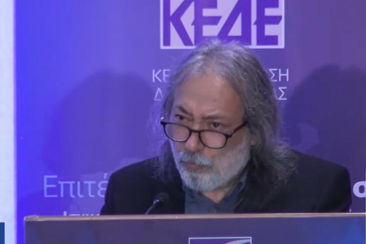 Παρέμβαση του Δημάρχου Χαϊδαρίου στην εκδήλωση της ΚΕΔΕ για το μεταναστευτικό