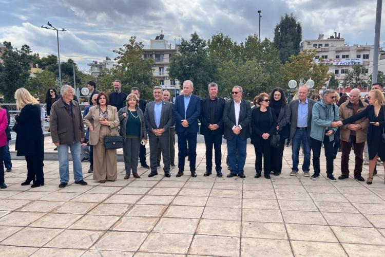 Ο Αντιπεριφερειάρχης Βασίλης Λώλος σε Αιγάλεω- Αγία Βαρβάρα για την επέτειο του Πολυτεχνείου