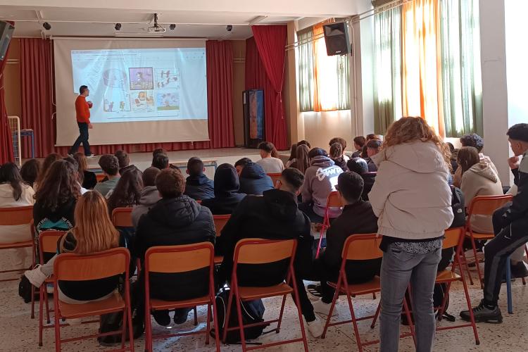 Δράση ευαισθητοποίησης του Συμβουλευτικού  Κέντρου Γυναικών Δήμου Περιστερίου στο 9ο ΓΕΛ