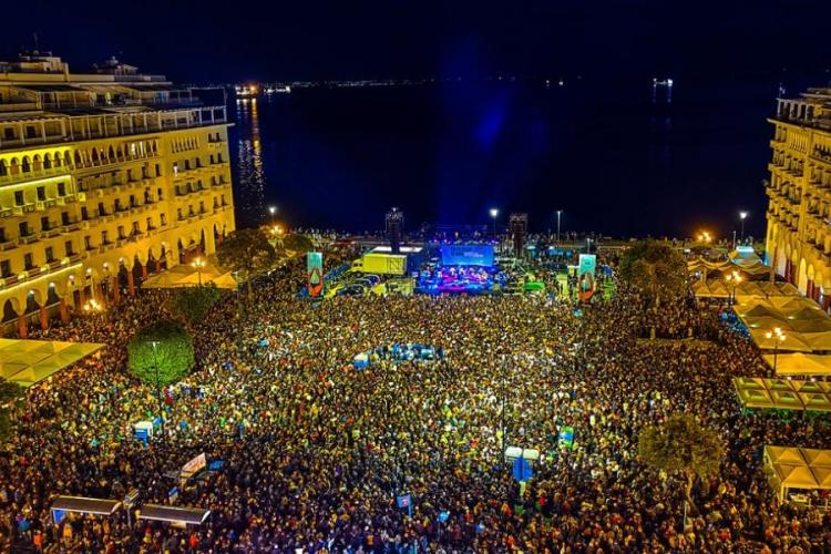 Αριστοτέλους στη Θεσσαλονίκη στη συναυλία κατά της ιδιωτικοποίησης του νερού