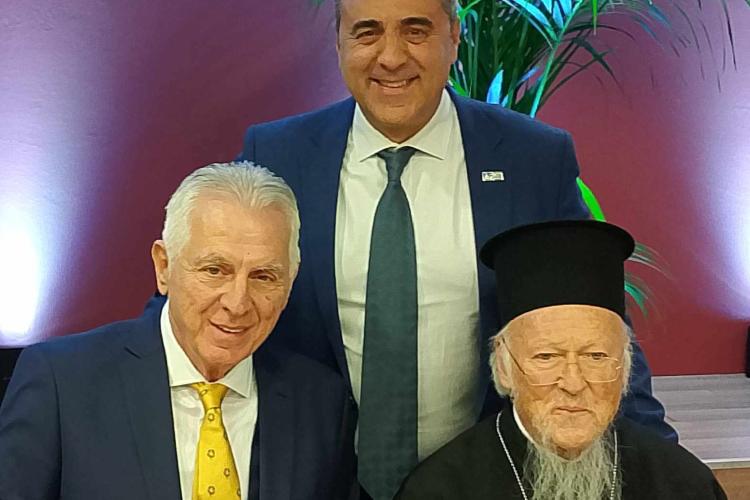 Ο Αντιπεριφερειάρχης Βασίλης Λώλος στις εκδηλώσεις υποδοχής του Οικουμενικού Πατριάρχη Βαρθολομαίου στο Περιστέρι, Παχατουρίδης, Περιστέρι,