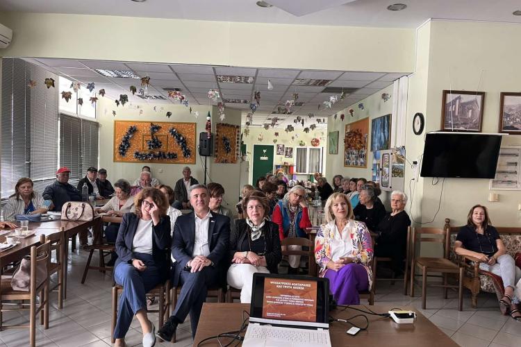 Εκδήλωση Ενημέρωσης – Ευαισθητοποίησης των Μελών του 9ου Κέντρου Φιλίας Περιστερίου για θέματα πρόληψης και υγείας