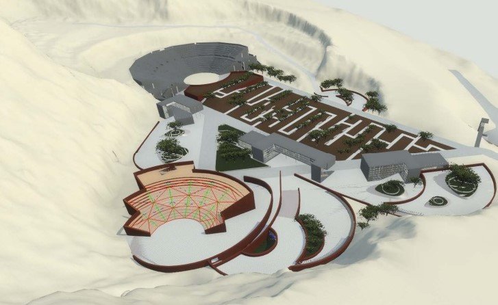 Περιβαλλοντική Ανάπλαση, Θεάτρου Πέτρας, Πετρούπολη 